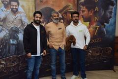 RRR Movie Promotions: ছবির প্রোমোশনে ক্যামেরাবন্দি রাম চরণ, জুনিয়র এনটিআর ও এস এস রাজামৌলি