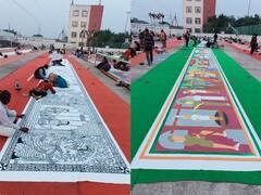 Republic Day parade 2022: 26 जनवरी की परेड के लिए बन रहा है एक किलोमीटर लंबी पेंटिंग, जानें- क्या है खास?