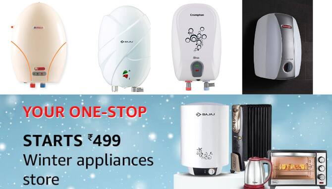 Amazon Deal On Instant Geyser Buy Instant Water Heater Online Bajaj Geyser  For Kitchen Small Size Geyser For Bathroom Recold Instant Geyser Venus  Instant Geyser 3 Litre Geyser Deal Best Instant Geyser