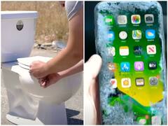 Watch: Iphone के साथ किया गया सबसे खतरनाक एक्सपेरिमेंट, बारूद के धमाके में भी बच गया फोन