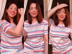 Watch: 'बबिता जी' का डांस देख जेठालाल भी हो गए दंग, कलरफुल टीशर्ट और शॉर्ट्स में 'हे लेडीज' पर ऐसे लचकाई कमर