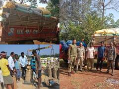 Bastar News: बस्तर में पुलिस की तैनाती के बावजूद नहीं रुक रही अवैध धान की तस्करी, 20 दिनों में पांच बड़ी कार्रवाई