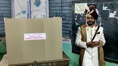 yavatmal Nager Panchayat Election 2021 : लग्नाआधी नवरदेवाची मतदानाची घाई,सजून धजून नवरदेव मतदानाला