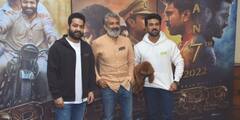 RRR Movie Promotions: ছবির প্রোমোশনে ক্যামেরাবন্দি রাম চরণ, জুনিয়র এনটিআর ও এস এস রাজামৌলি