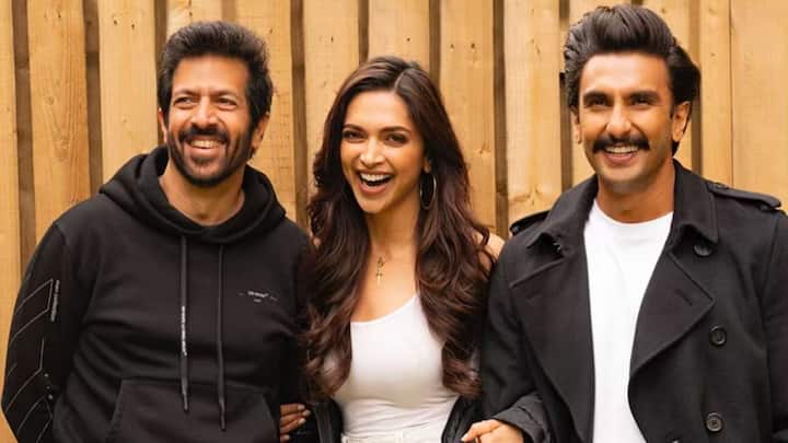 83 திரைப்பட குழுவுடன் ரன்வீர்-தீபிகா படுகோன்