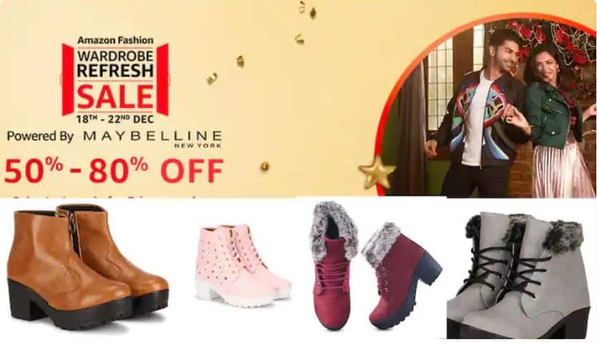 amazon-offer-on-women-boots-amazon-wardrobe-refresh-sale-amazon-winter-sale-amazon-sale-winter-boots-for-women Amazon Wardrobe Refresh Sale: মহিলাদের বুট পাবেন ৫০০ টাকার নিচে, ক্রিসমাস-নিউ ইয়ারে দারুণ হিট
