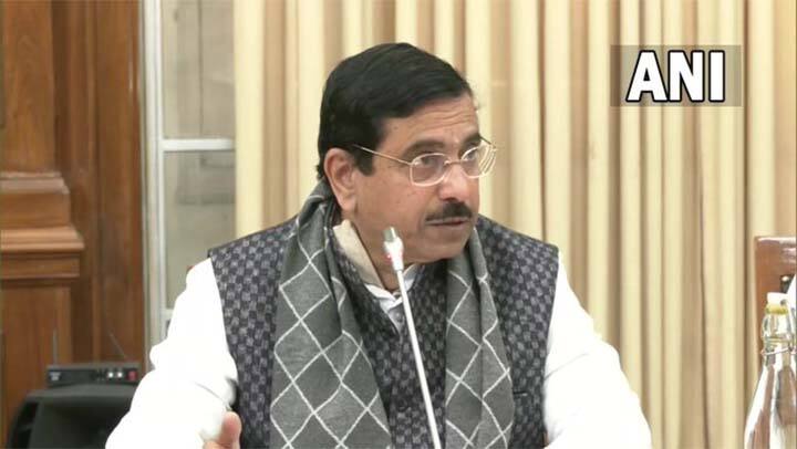 विरोधकांनी गोंधळ घालून दिवस वाया घालवले, संसदीय कामकाज मंत्री प्रल्हाद जोशी यांचा आरोप (Photo :@ANI/Twitter)