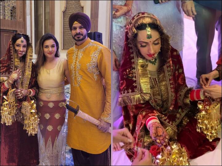 It's time to send congratulatory messages to Gurpreet Bedi and Kapil Arya as they have tied the knot in an Anand Karaj ceremony on Wednesday (December 22). The couple took nuptial vows in the presence of their family members and close friends. (Source- Instagram)
