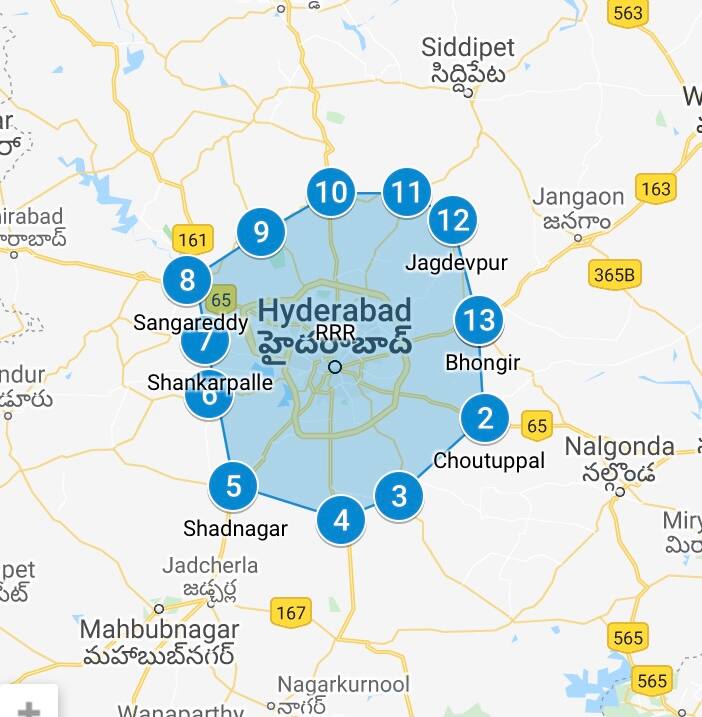 RRR: NHAI permits for alignment of Hyderabad RRR North part, South Part may late Hyderabad RRR Update: రెండు భాగాలుగా RRR.. నార్త్ సైడ్‌కు గ్రీన్ సిగ్నల్.. సౌత్ సైడ్‌ మరింత లేట్, కారణం ఏంటంటే..