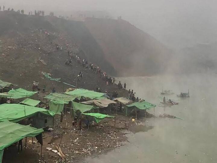 Myanmar Landslide news 100 people missing after landslide in jade mine Myanmar Landslide : म्यानमारमधील खाणीत भूस्खलन, 70 हून अधिक लोक बेपत्ता