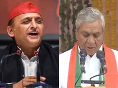 UP Election 2022: यूपी में तेज हुई जुबानी जंग, योगी के मंत्री ने अखिलेश यादव के रथ की 'रावण' से की तुलना
