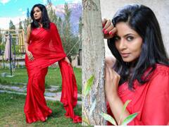 Shweta Shinde: लाल साडीत खुललं श्वेताचं सौंदर्य; फोटो चर्चेत