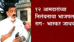 Bhaskar Jadhav : 12 आमदारांच्या निलंबनाचा भाजपला राग, भास्कर जाधव यांचा विरोधकांवर आरोप