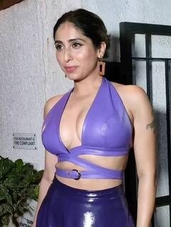 Neha Bhasin Trolled For Wearing BOLD Plunging Neckline Top As She Steps Out For Dinner With Bigg Boss 15's Rajiv Adatia- See Pics