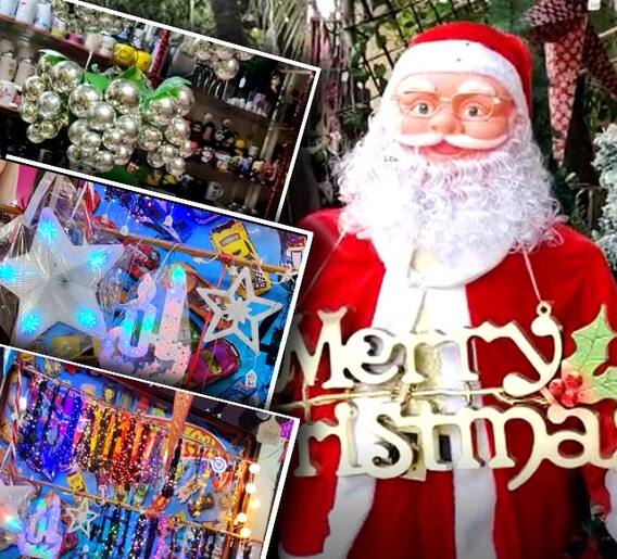 नाताळच्या साहित्याने वसईच्या बाजारपेठा फुलल्या