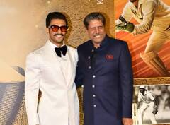 Ranveer Singh 83 Movie Premiere : मोठ्या पडद्यावरील कपिल देव आणि खऱ्या आयुष्यातील कपिल देव आमने-सामने