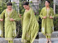 Sapna Choudhary Photos: पैरों में पायल, मांग में सिंदूर सजा देसी क्वीन हुईं ऐसे तैयार, सपना चौधरी के Killer लुक ने ढाया कहर