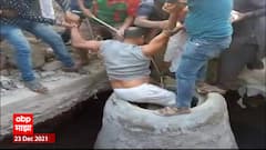 Solapur : Drainage चं काम करताना 6 जण चेंबरमध्ये पडले, चौघांचा मृत्यू, दोन जखमी