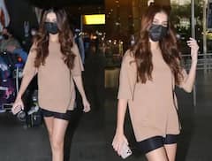 Tara Sutaria Airport Look: તારા સુતરિયાનો ગ્લેમરસ અંદાજ, શોર્ટ્સમાં એરપોર્ટ પર મળી જોવા