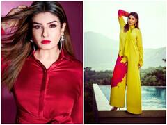 Raveena Tandon Photo: 47 की उम्र में भी रवीना टंडन की अदाएं हैं मिलियन डॉलर, येलो आउटफिट पहन लगाई सोशल मीडिया पर आग