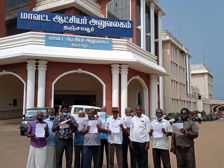 Thanjavur: Ex-servicemen in temple security work complained that they were not paid for 3 months கோயில் பாதுகாப்பு பணிகளில் முன்னாள் ராணுவத்தினர் - 3 மாத கால ஊதியம் வழங்கவில்லை என புகார்