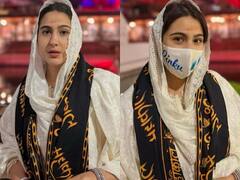 Sara Ali Khan at Mahakal Temple: गले में महाकाल का गमछा, माथे पर चंदन लगाए 'अतंरगी रे' के लिए आशीर्वाद लेने महाकालेश्वर पहुंची सारा अली खान