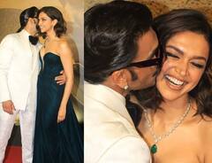 83 Film Screening: कैमरों के सामने Ranveer Singh ने किया Deepika Padukone को किस, फिल्म 83 की स्क्रीनिंग पर सेट किए कपल गोल