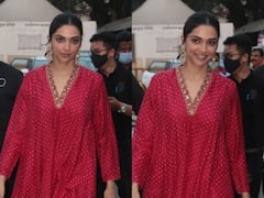 Deepika Padukone Exudes Elegance In Ethnic Wear As She Visits Siddhivinayak Temple Ahead Of '83' Release