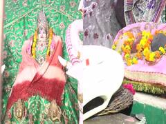 In Pics: ठंड से बचाने के लिए पुजारियों ने माता लक्ष्मी को पहनाएं गर्म कपड़े, देखिए ये खास तस्वीरें