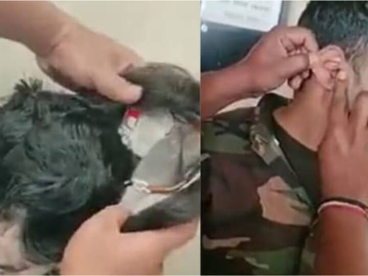 Man fixes phone in hair wig to cheat during UP Sub Inspector recruitment exam Sub Inspector Recruitment Exam: హైటెక్ కాపీ రాజా.. పోలీస్ పరీక్షకే వచ్చి ఈ తలతిక్క ఐడియాలేంటయ్యా..