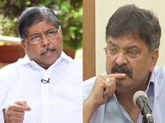 मुख्यमंत्र्यांची बाजू मांडतांना जितेंद्र आव्हाडांनी माझा बाप काढला, चंद्रकांत पाटलांचा आरोप, आव्हाड म्हणाले...