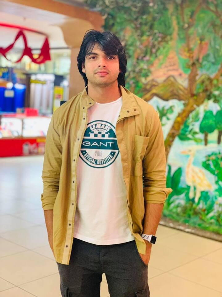 टोकियो ऑलिम्पिकमध्ये सुवर्णकामगिरी करणारा नीरज चोप्रा. (Photo:@neerajchopra01/FB)