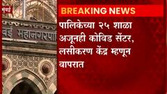 मुंबई महापालिकेच्या शाळा सुरू होऊनही 10 हजार विद्यार्थी शाळांपासून वंचित, 25 शाळा अजूनही कोविड सेंटर