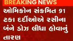 કોરોનાના બંને ડોઝ લીધા હોય તેવા લોકો પણ કોરોના અને ઓમીક્રોનથી સંક્રમિત, ન્યુઝ
