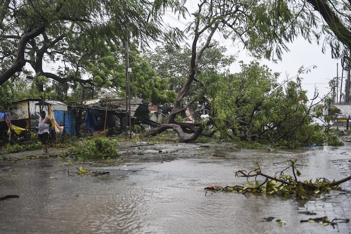 Cyclone Tauktae hit the coasts of Gujarat on May 17, causing large-scale devastation and claiming several lives. India went on to suffer three more severe cyclones this year. Cyclone Yaas hit the coasts West Bengal and Odisha in later May, followed by Cyclone Gulaab, which hit Andhra Pradesh and Odisha coasts in September, and Cyclone Jawaad that made its landfall in December, again in the coastal states of Odisha and West Bengal. (File Photo/AFP)