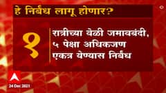 Christmas , New Year पार्श्वभूमीवर राज्यात नवी नियमावली जाहीर होण्याची शक्यता!