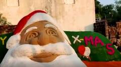 Sand Art Santa: సైకత శిల్పి సనత్ కుమార్ కాలుష్యరహితంగా తీర్చిదిద్దిన శాంటా