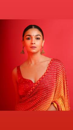 PICS: Alia Bhatt Is A Vision To Behold In This Abu Jani Sandeep Khosla Saree