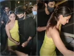 'Protective' Boyfriend Ranbir Kapoor Escorts Alia Bhatt To Car Shielding Her From Crowd After Their Dinner Date- Watch Video