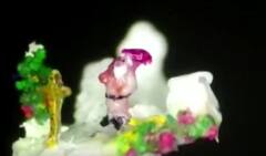 Micro Art: జగిత్యాల లో మైక్రో ఆర్టిస్ట్ నైపుణ్యం....క్రిస్టమస్ స్పెషల్ ఆర్ట్