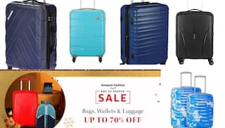 Amazon Deal: बेस्ट Travel Bag डील, 75% के डिस्काउंट पर खरीदें ब्रांडेड लगेज ट्रॉली
