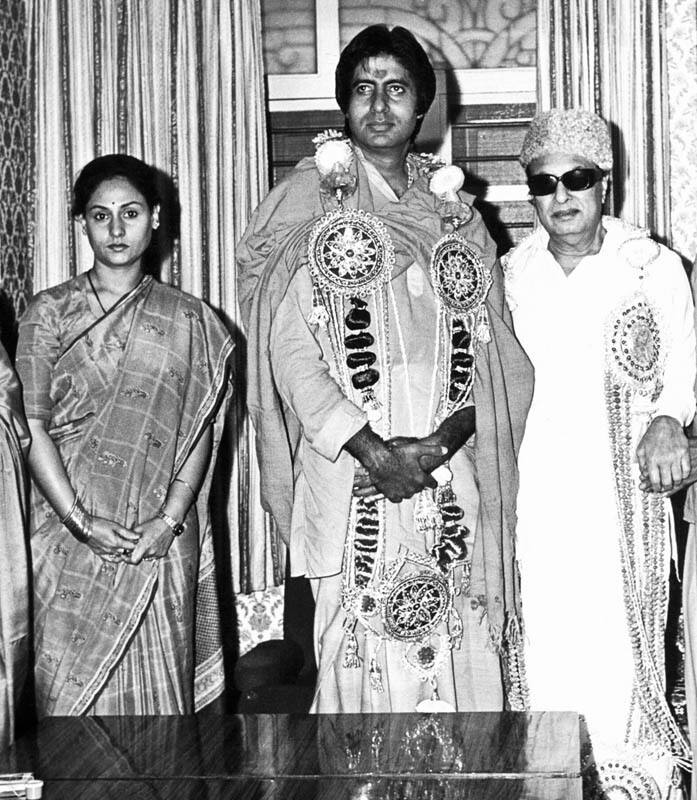 எம்.ஜி.ஆரை மரியாதை நிமித்தமாக சந்தித்த அமிதாப்பச்சன்