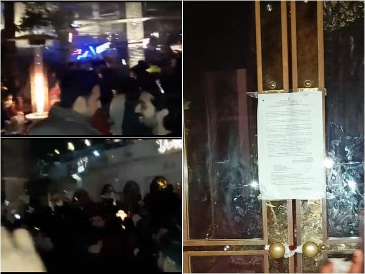 Omicron के खतरे के बीच Delhi के रेस्टोरेंट में उड़ीं कोविड नियमों की धज्जियां, पुलिस ने किया सील