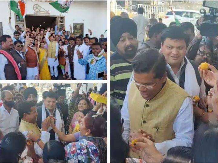 Chhattisgarh municipal elections Congress won 174 wards out of 300 wards Chhattisgarh Municipal Election Results: नगर निकाय चुनाव में कांग्रेस को मिली बड़ी जीत, 300 वार्डों में से 174 वार्ड पर किया कब्जा, BJP पिछड़ी