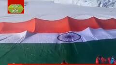 Antarctica: অ্যান্টার্কটিকার সর্বোচ শৃঙ্গের বেসক্যাম্পে তেরঙ্গা! । Bangla News