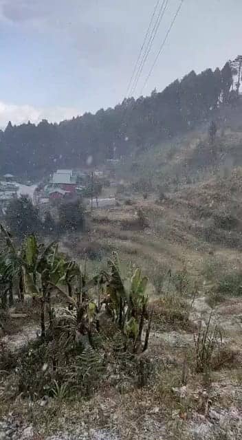 সন্দাকফুর পাশাপাশি, এ দিন সকালে টাইগার হিলে তুষারপাতের সাক্ষী হন পর্যটকরা।