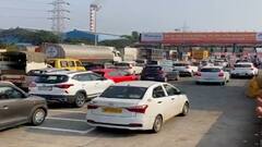 Mumbai Pune Expressway: सुट्ट्यांमुळे पुण्याकडे जाणाऱ्या दिशेनं वाहतूक धिम्या गतीनं सुरु ABP Majha