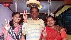 Jalgaon: दोन बायका विजयी कहाणी ऐका, निवडणुकीत विजयाचा डबल धमाका ABP Majha