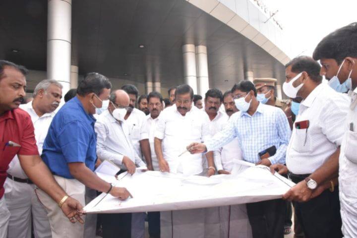 Tamil Nadu Chief Minister is laying the foundation stone for setting up an integrated bus stand in Trichy at an estimated cost of Rs 400 crore வரும் 30 ஆம் தேதி திருச்சி பஞ்சப்பூர் ஒருங்கிணைந்த பேருந்து நிலையத்துக்கு முதல்வர் அடிக்கல்