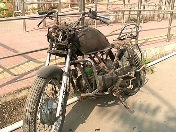 Nagpur : थंडी सहन न झाल्यानं दुचाकीला काडी,नागपुरातल्या सर्फराज टोळीचं कृत्य : ABP Majha